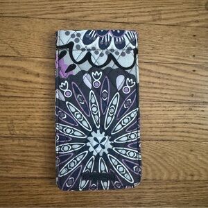 Vera Bradley Eyeglass Case Purple Floral